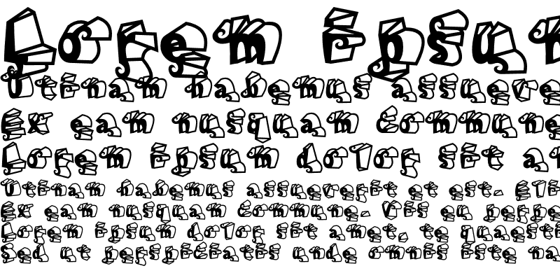Sample of LinotypeHenri Dimension Regular