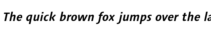 Preview of LinotypeSyntax Bold Italic