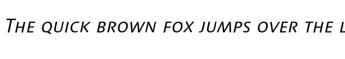 Preview of LinotypeSyntaxSC Italic