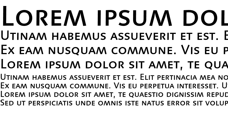 Sample of LinotypeSyntaxSC Medium