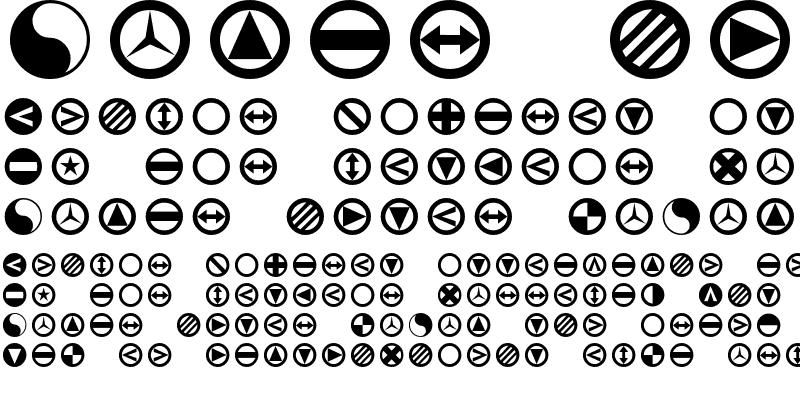 Sample of LinotypeTapestry-Circle