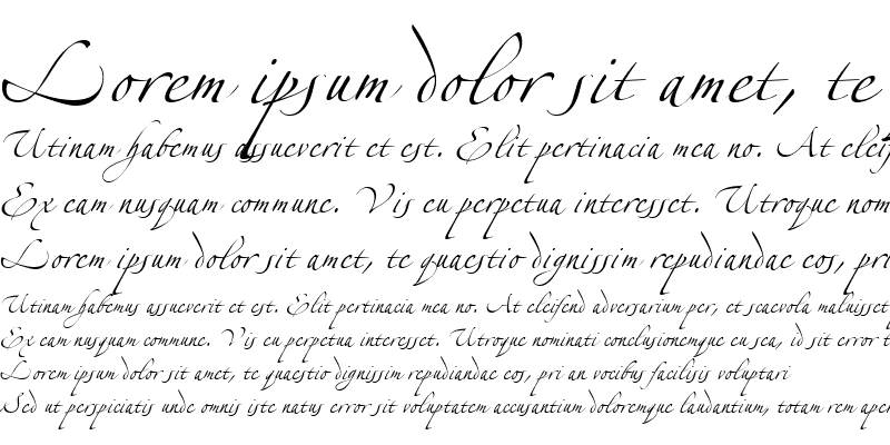 Sample of LinotypeZapfino Two