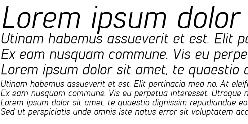 Sample of Lintel Italic