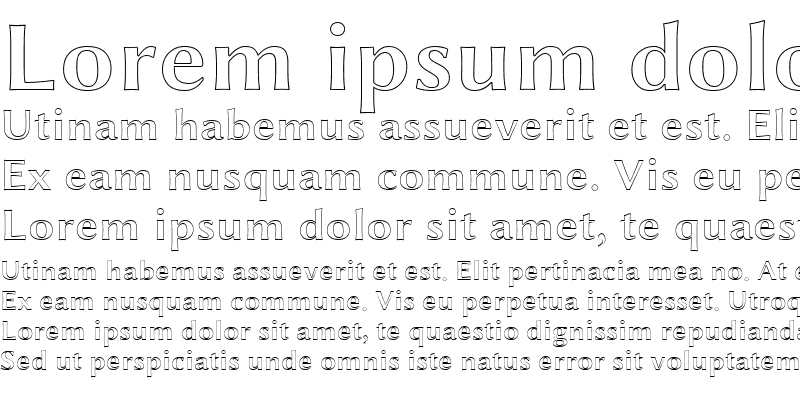 Sample of Linux Biolinum Outline Bold