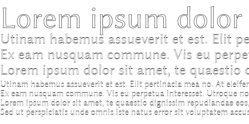 Sample of Linux Biolinum Outline