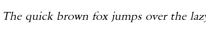 Preview of LionelBeckerExtended Italic