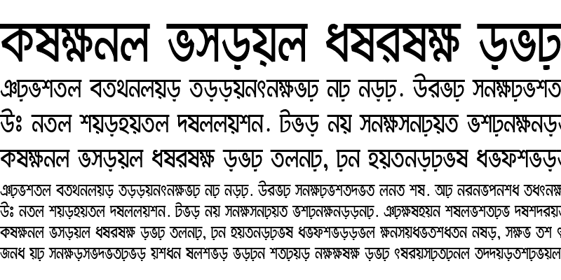 Sample of LipiMadhabiCon