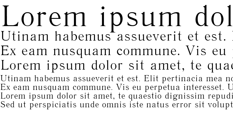 Sample of Literaturnaya Regular