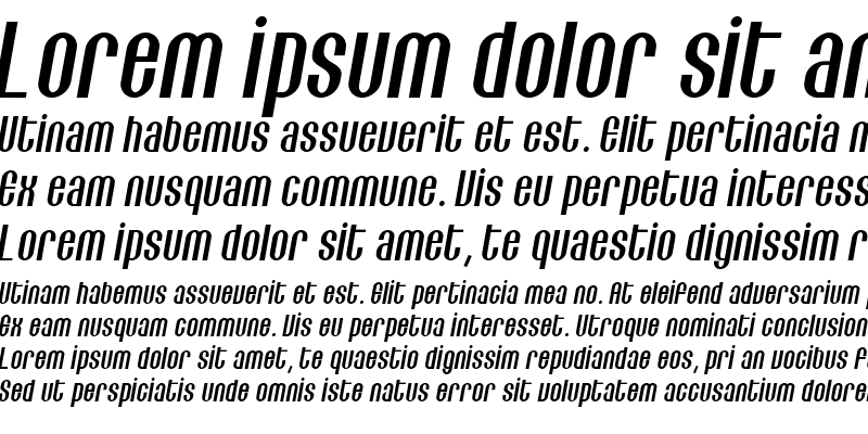 Sample of Lithia Medium Italic