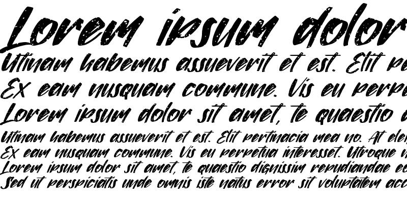 Sample of Livermore Italic