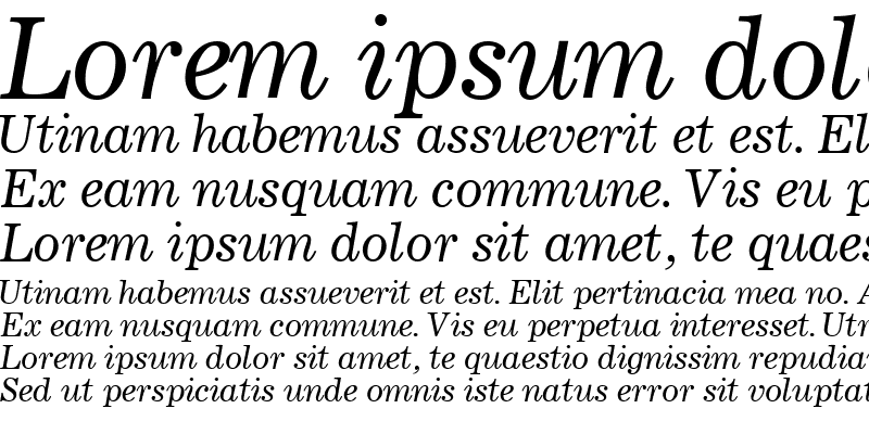 Sample of LockupSSK Italic