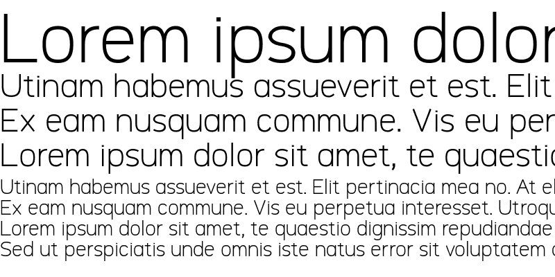 Sample of Logico Sans Light