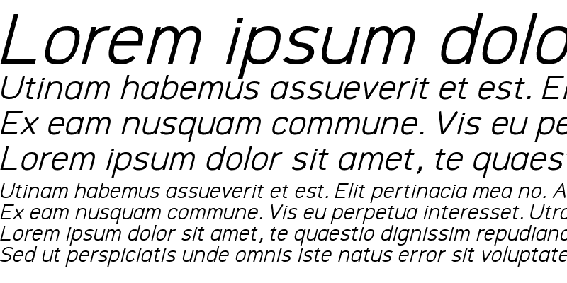 Sample of Logico Sans