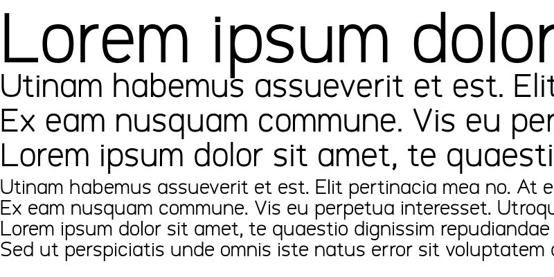 Sample of Logico Sans Regular