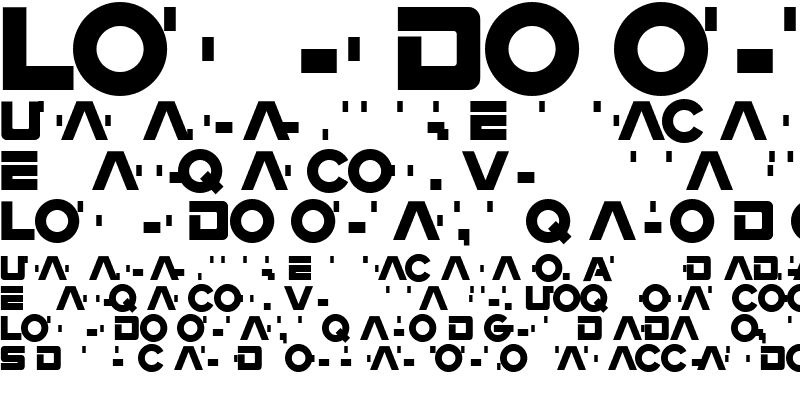 Sample of Logotype Regular