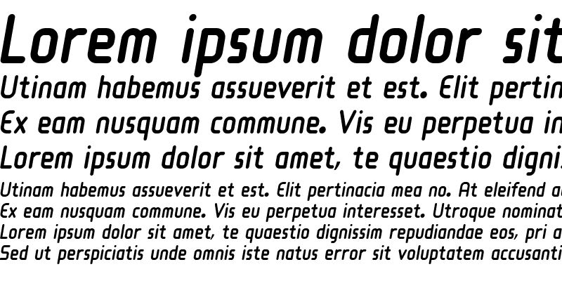 Sample of Loja Italic