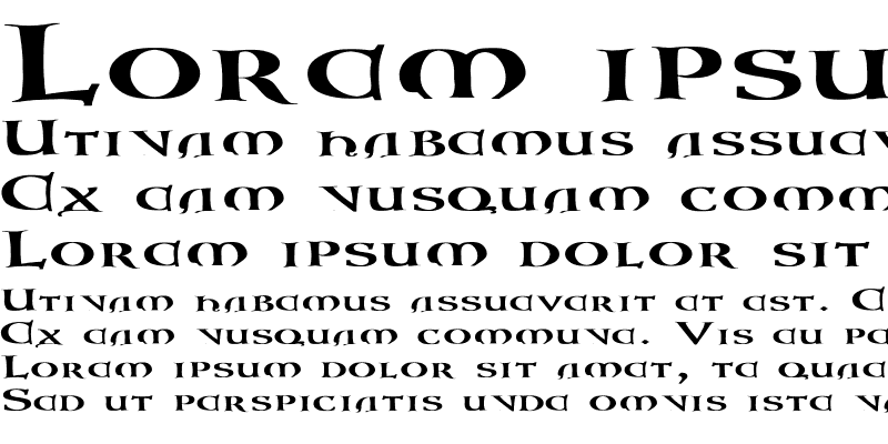 Sample of Lombardic-Normal Ex Bold
