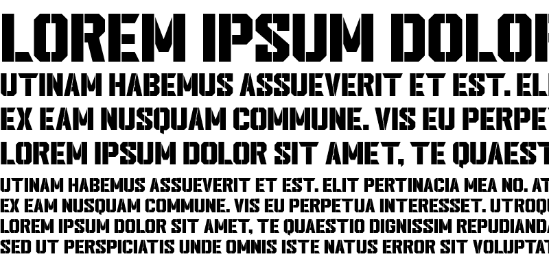 Sample of Lordcorps Stencil