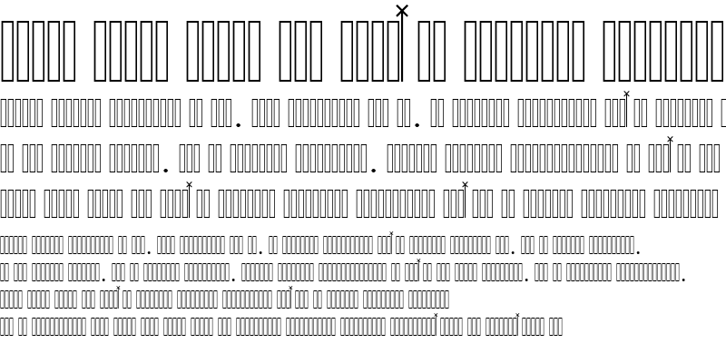 Sample of Lotus Linotype