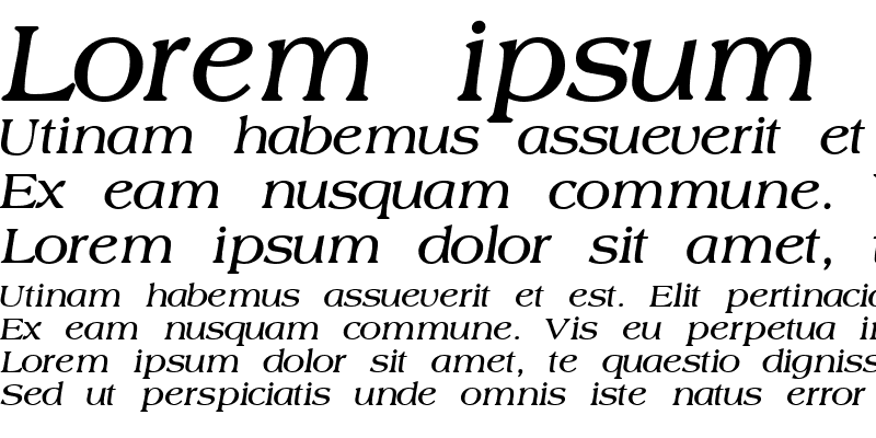 Sample of LowBoat Bold Italic
