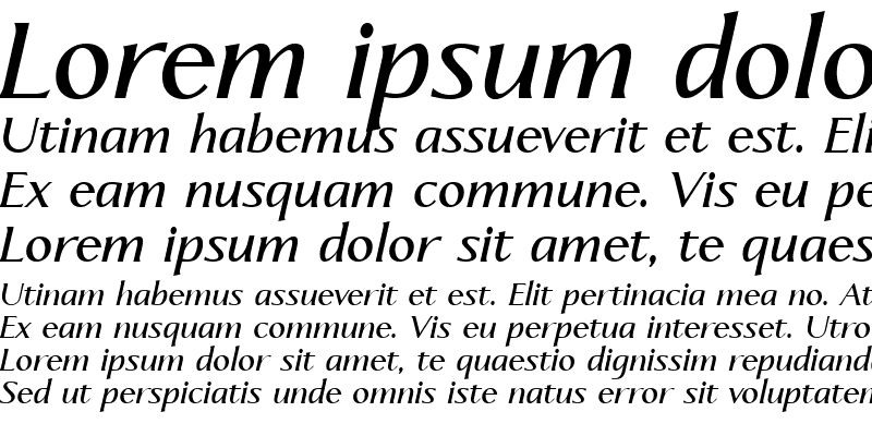 Sample of LTAperto SemiBold Italic