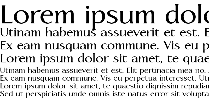 Sample of LTAperto SemiBold