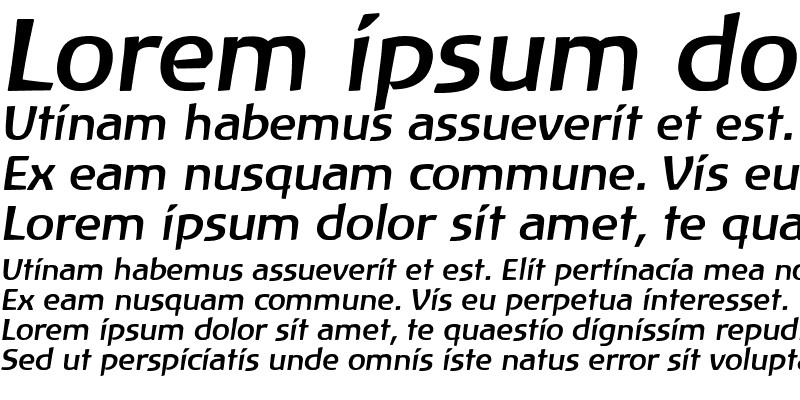 Sample of LTAtlantis Bold Italic
