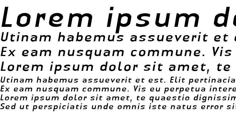 Sample of LTAuthenticSans Italic