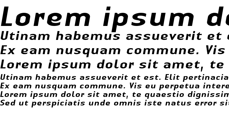 Sample of LTAuthenticSans Medium Italic