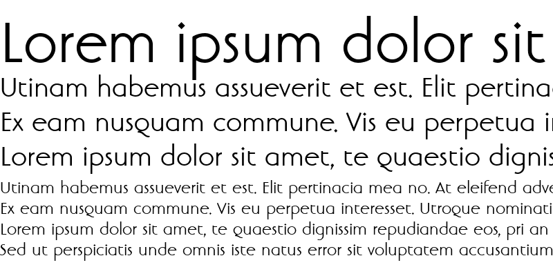 Sample of LTBanjoman Text Roman Regular