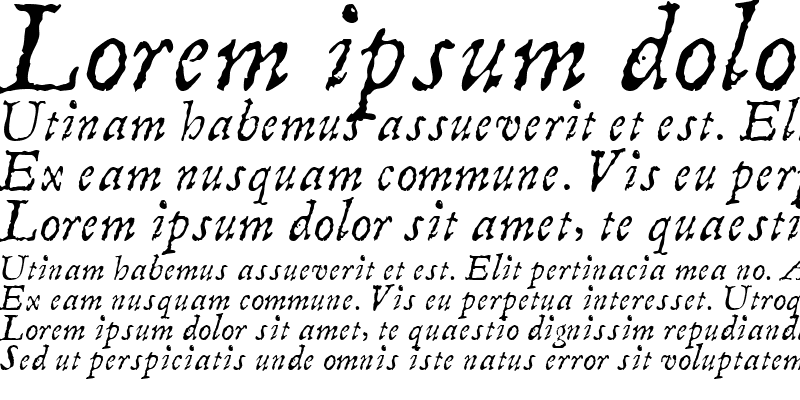 Sample of LTCompendio Regular Italic