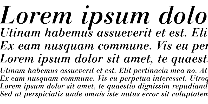 Sample of LTGianotten Medium Italic