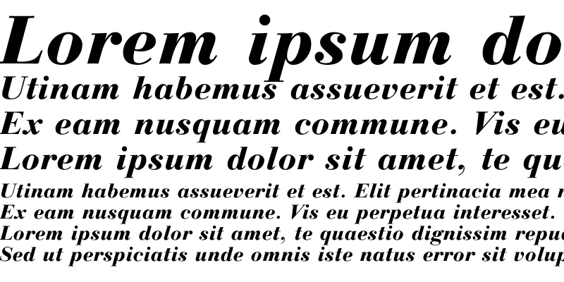 Sample of LTGianotten Regular Bold Italic