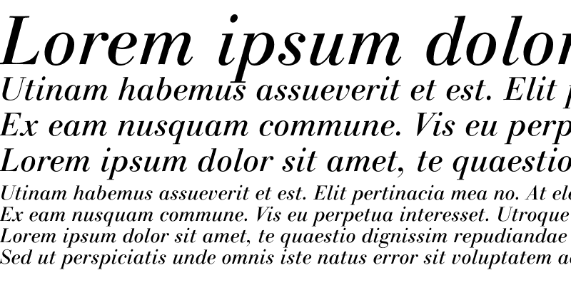 Sample of LTGianotten Regular Italic