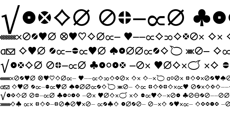 Sample of LTHeureka Glyphs