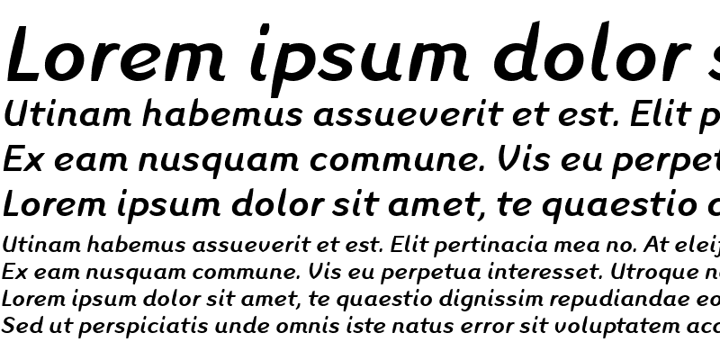 Sample of LTInagur Light Bold Italic