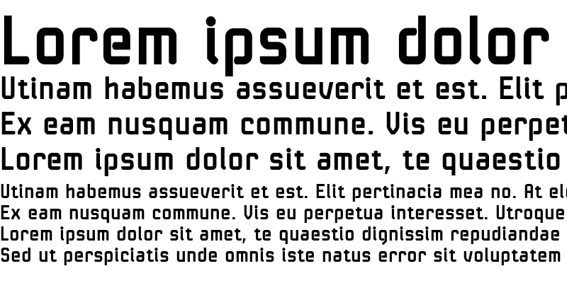 Sample of LTKaliber Bold