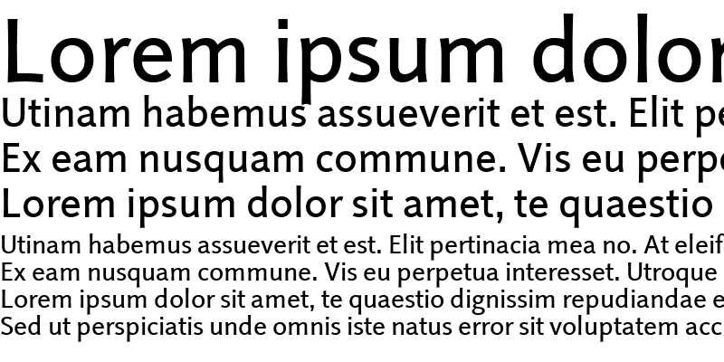 Sample of LTProjekt Regular