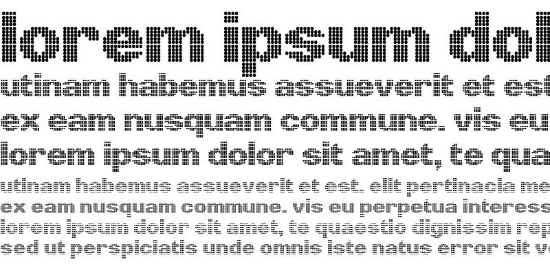 Sample of LTPunkt Bold