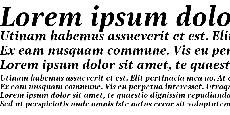 Sample of LTReally Medium Bold Italic