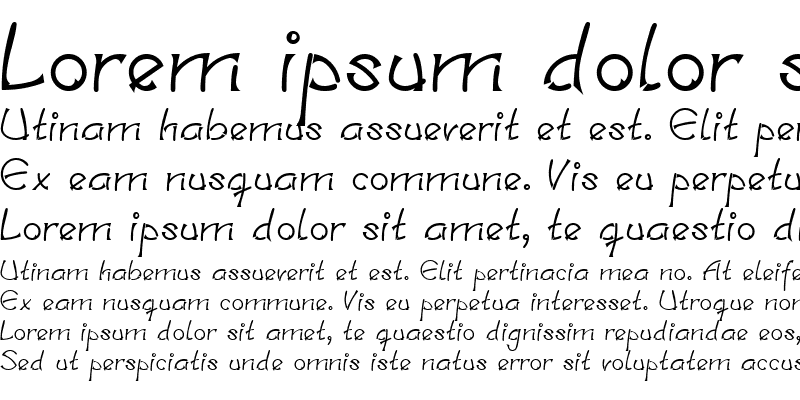 Sample of LTSalamander Medium Bold