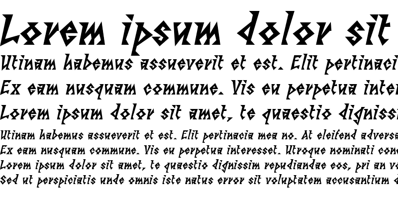 Sample of LTSunburstEast Bold