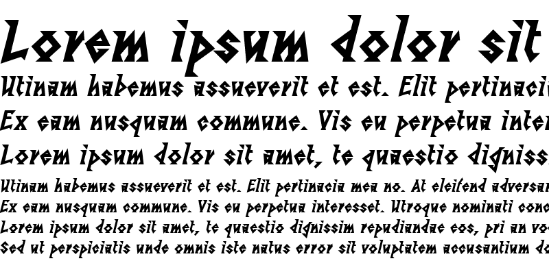 Sample of LTSunburstWest Bold