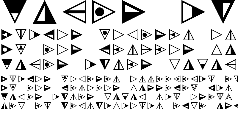 Sample of LTTapestry Triangle Regular