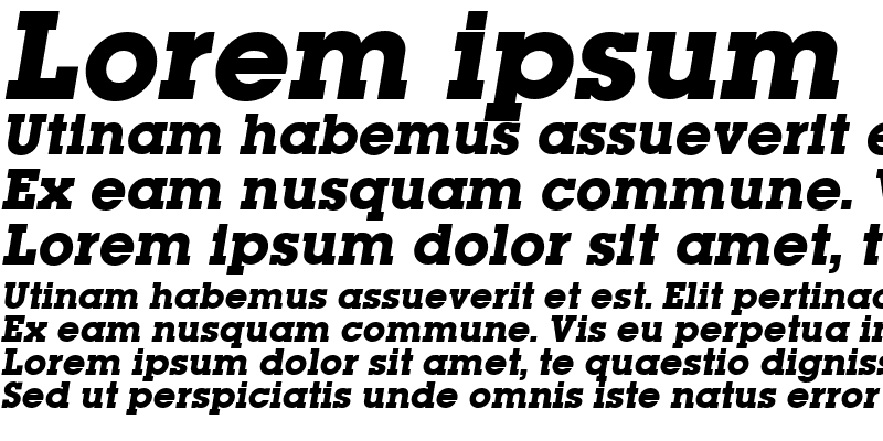 Sample of Lubalin Bold Italic