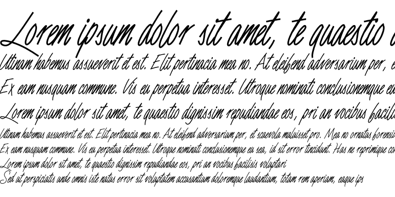 Sample of LuceThree Bold
