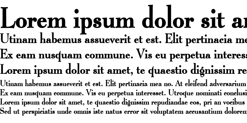 Sample of Luciano Condensed Bold