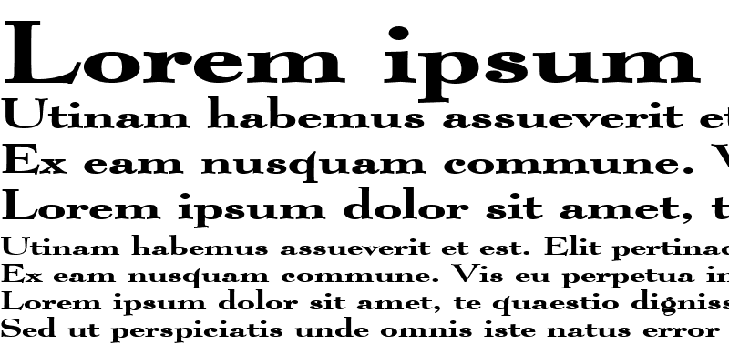 Sample of Luciano Extended Bold