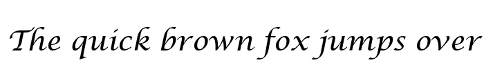 Preview of Lucida Calligraphy Italic