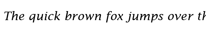 Preview of Lucida Fax Italic